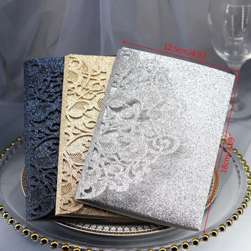 HX5F 10pcs/pack Cut Wedding Greeting Invitation Card Cover Personalized Hollow Business Engagement Party Supplies
HX5F 10pcs/pack Cut Wedding Greeting Invitation Card Cover Personalized Hollow Business Engagement Party Supplies