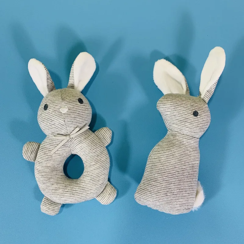 Infant Doll Mobile Hand Bells Stick Toys with BB Sound toys Newborn Baby Rattle Toy Cute Plush Long Ear Stripe Rabbit Rattle Toy
Infant Doll Mobile Hand Bells Stick Toys with BB Sound toys Newborn Baby Rattle Toy Cute Plush Long Ear Stripe Rabbit Rattle Toy