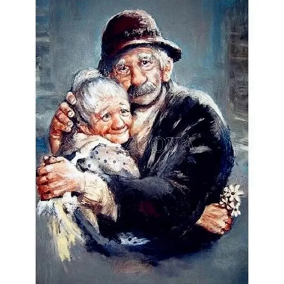 Full square/round diamond5D DIY diamond painting "portrait of the old couple" 3D embroidery cross-stitch 5D home decoration gift
Full square/round diamond5D DIY diamond painting "portrait of the old couple" 3D embroidery cross-stitch 5D home decoration gift