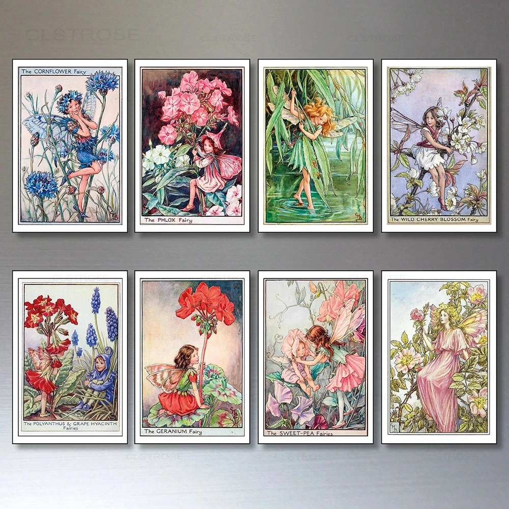 Vintage Victorian Elf Posters and Prints Retro Beauty Garden Fairies Canvas Painting Modern Wall Pictures Living Room Home Decor
Vintage Victorian Elf Posters and Prints Retro Beauty Garden Fairies Canvas Painting Modern Wall Pictures Living Room Home Decor