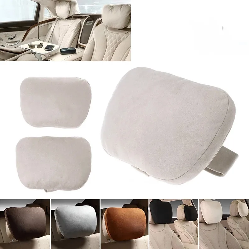 Car Headrest Maybach Design S Class Ultra Soft Pillow Suede Fabric For Mercedes-Benz 31X23cm Back Cushion Accessories
Car Headrest Maybach Design S Class Ultra Soft Pillow Suede Fabric For Mercedes-Benz 31X23cm Back Cushion Accessories
