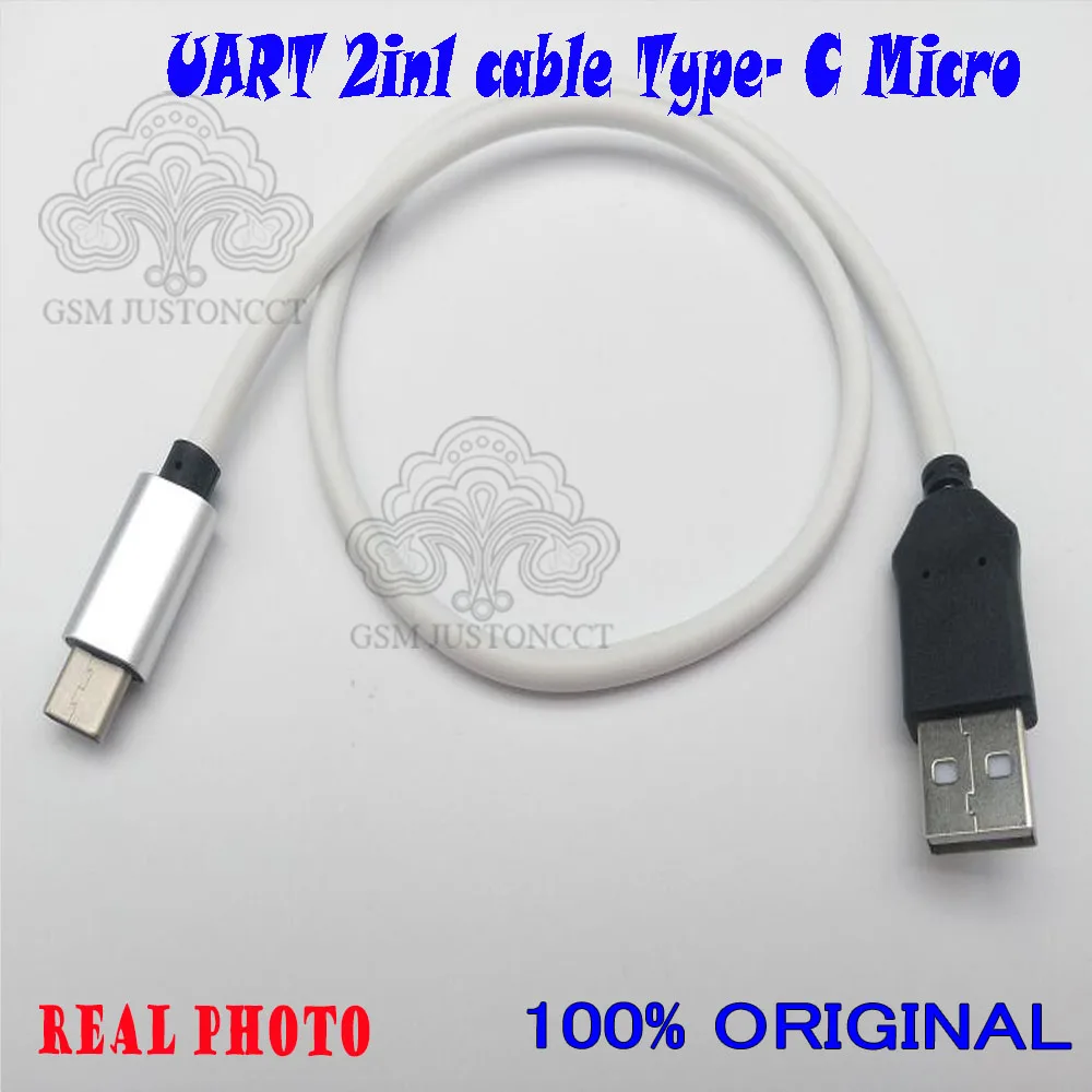 Новейший UART 2 в 1 кабель Type - C Micro для eft dongle octoplus frp chimera tools | Мобильные телефоны и