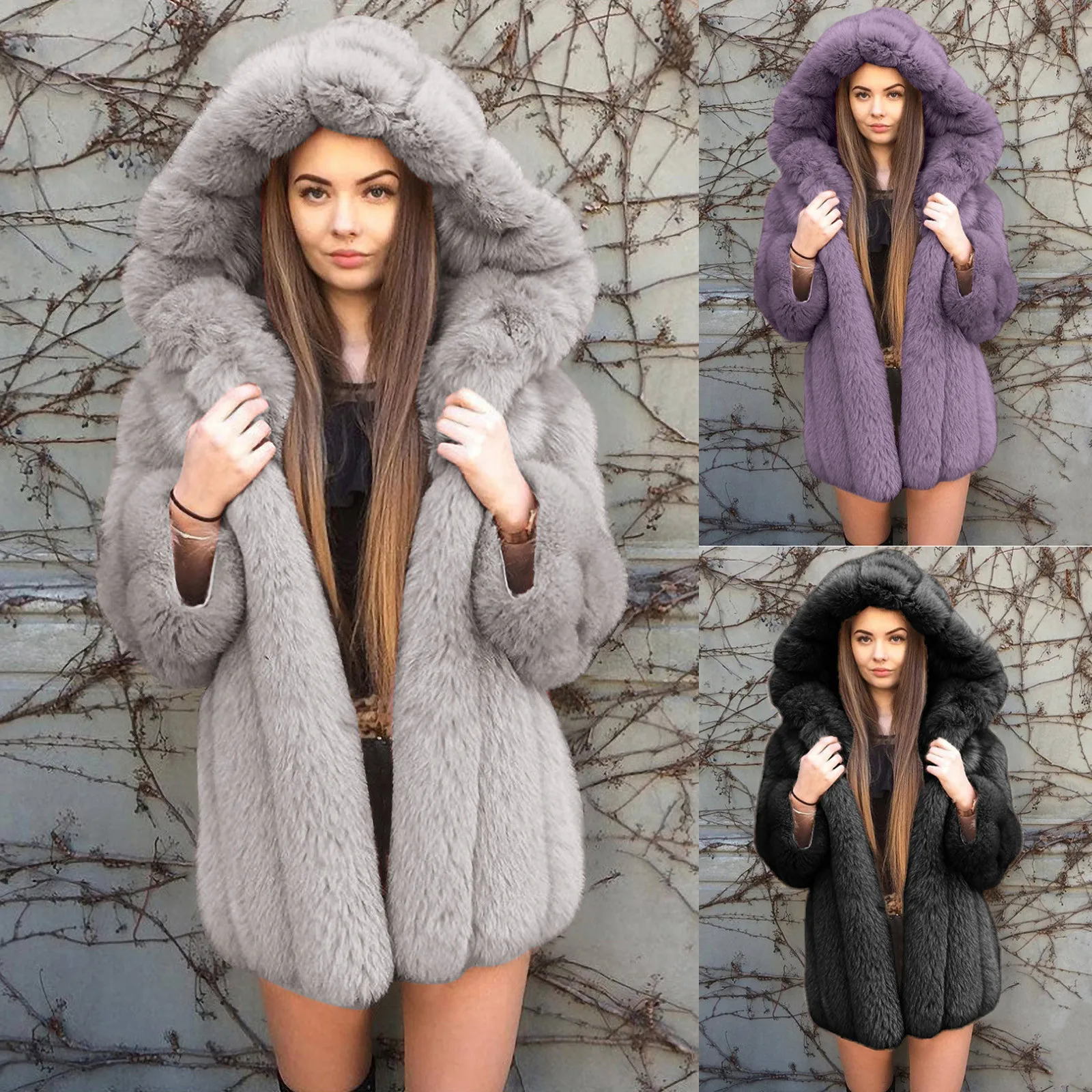 Женское стильное пальто, блузки, теплая верхняя одежда с капюшоном, пальто, зимнее теплое однотонное пальто с длинным рукавом и капюшоном с ... 
Женское стильное пальто, блузки, теплая верхняя одежда с капюшоном, пальто, зимнее теплое однотонное пальто с длинным рукавом и капюшоном с ...