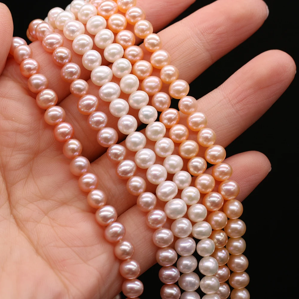 Natural Fresh Water Pearl Beads Nearly Round Pearl 5-5.5mm 36cm DIY for Jewelry Making Necklaces Accessories Bracelet Earrings
Natural Fresh Water Pearl Beads Nearly Round Pearl 5-5.5mm 36cm DIY for Jewelry Making Necklaces Accessories Bracelet Earrings