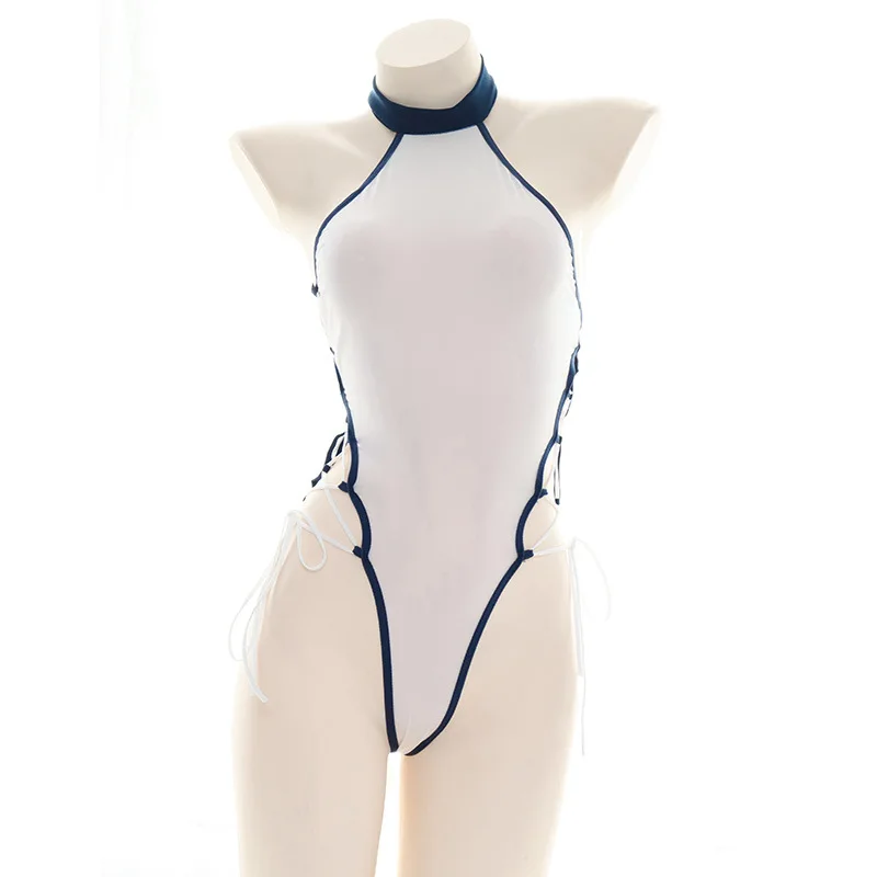 Japanese Sexy Lingerie Teddy Bodysuit for Plus Size Women Erotic Body See Through White Body Suit Bandage Sleepwear Jumpsuit New 
Japanese Sexy Lingerie Teddy Bodysuit for Plus Size Women Erotic Body See Through White Body Suit Bandage Sleepwear Jumpsuit New