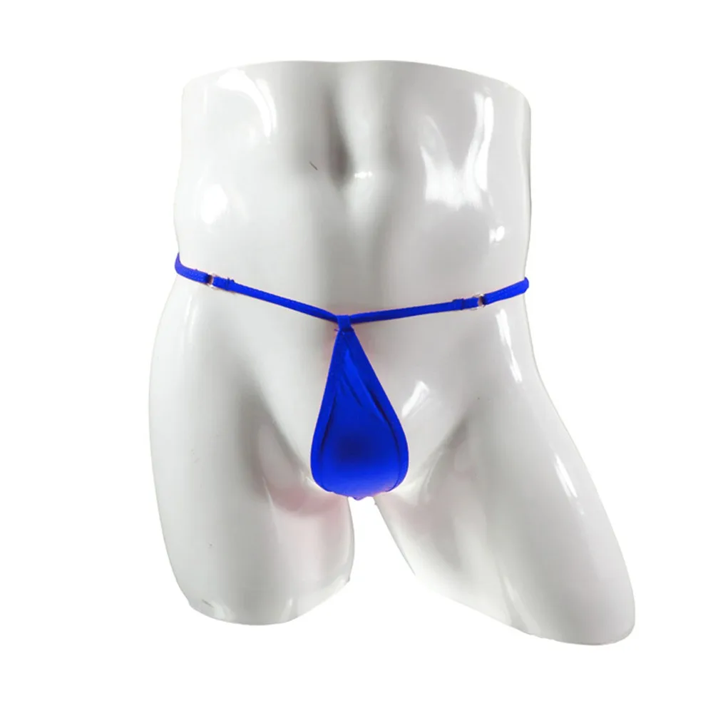 Men Sexy Underwear Breathable Low Waist See-Through Ice Silk Adjustable Thong Men's Translucent Ice Silk Adjustable Thong Briefs
Men Sexy Underwear Breathable Low Waist See-Through Ice Silk Adjustable Thong Men's Translucent Ice Silk Adjustable Thong Briefs