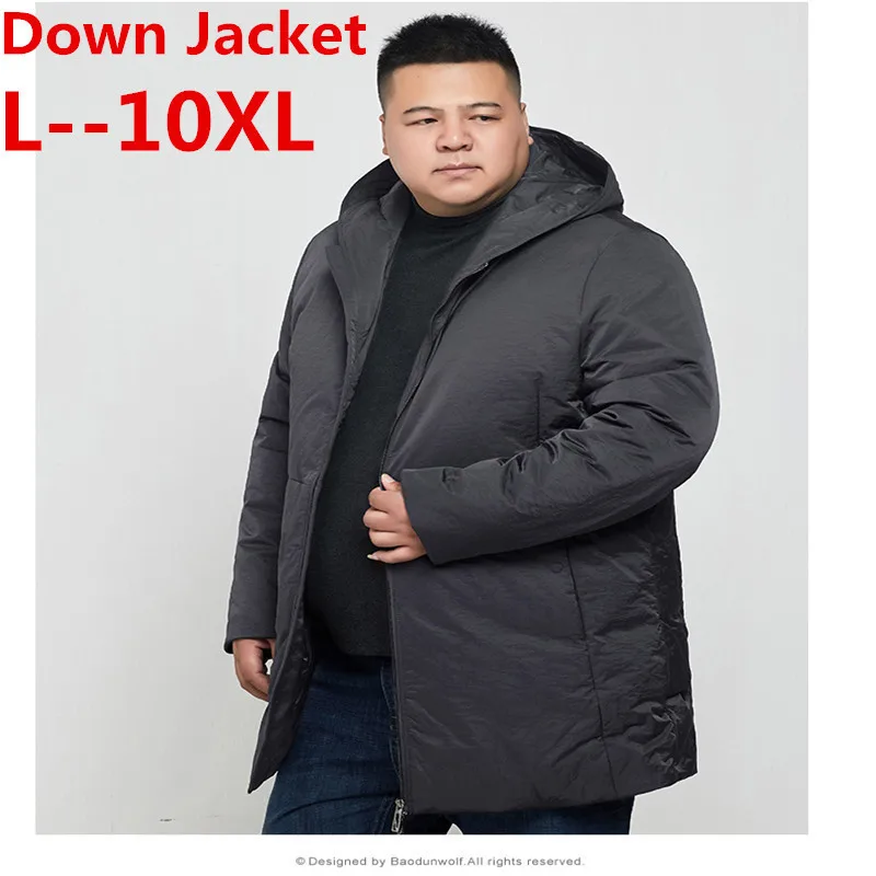 

10XL 9XL 8XL 6XL brand winter thick winter long hoodies down jacket coat men hoodies parka coat male warm parka coat down jacket