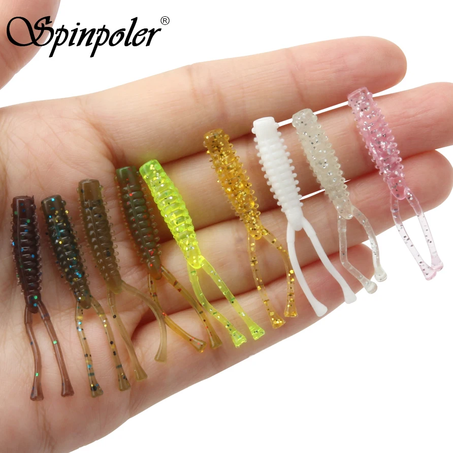 Spinpoler приманки для рыбалки мягкие силиконовые 4 см 0 г 20 шт./упак. Swimbait UL