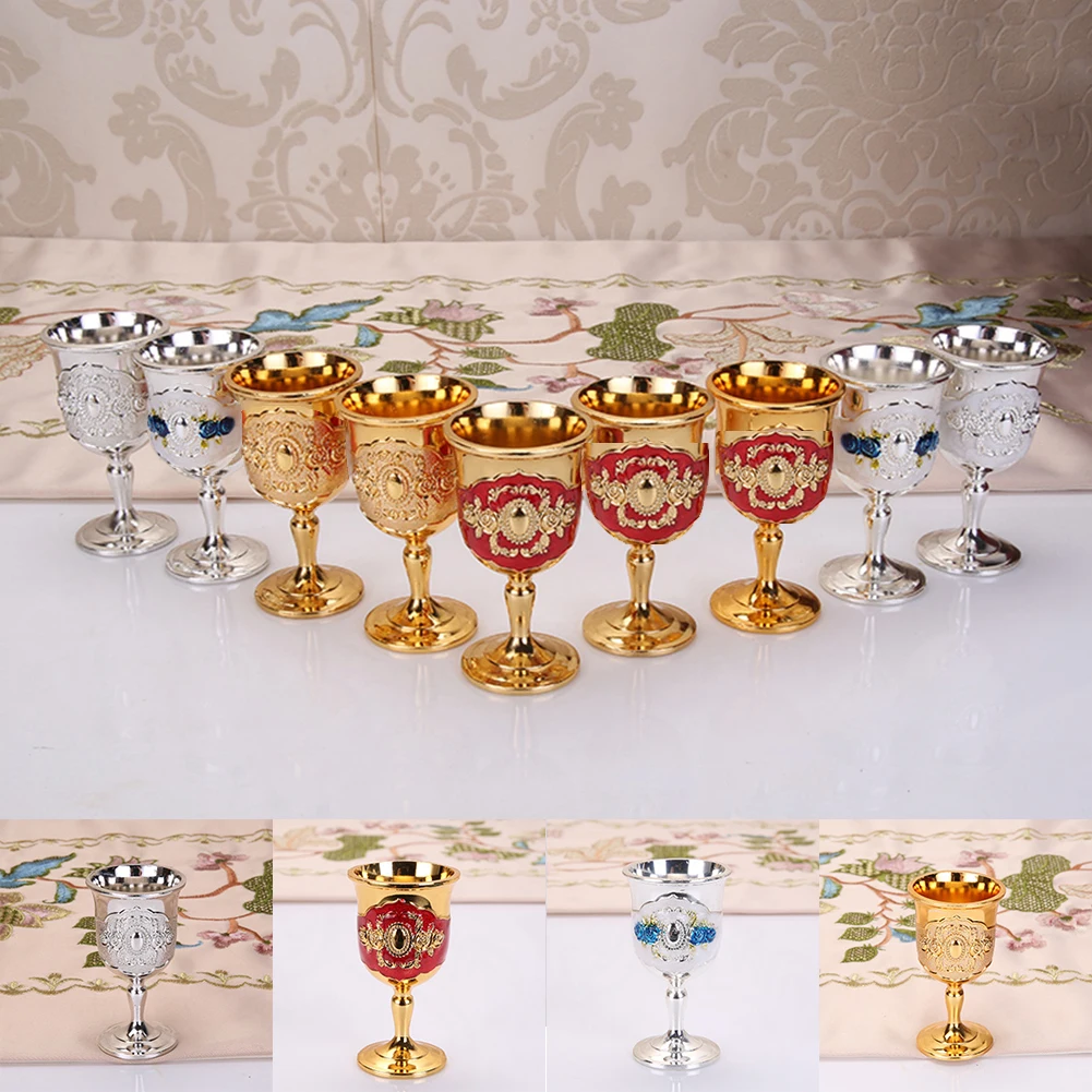 20ML Wine Glasses Champagne Glasses Beverage Goblet Cocktail Cup Gold Vintage European Style Creative Gift For Bar Home Decor
20ML Wine Glasses Champagne Glasses Beverage Goblet Cocktail Cup Gold Vintage European Style Creative Gift For Bar Home Decor