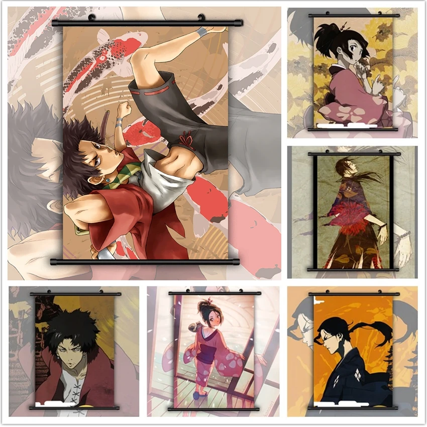 

Samurai Champloo Mugen Jin Kasumi Fuu HD Print Wall Poster Scroll