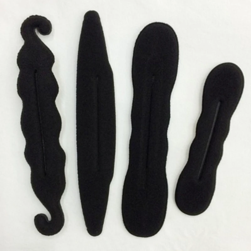 

4Pcs/Set Practical Magic Sponge Clip Hair Styling Bun Curler Hairstyle Twist Maker Tool Braider Accessories