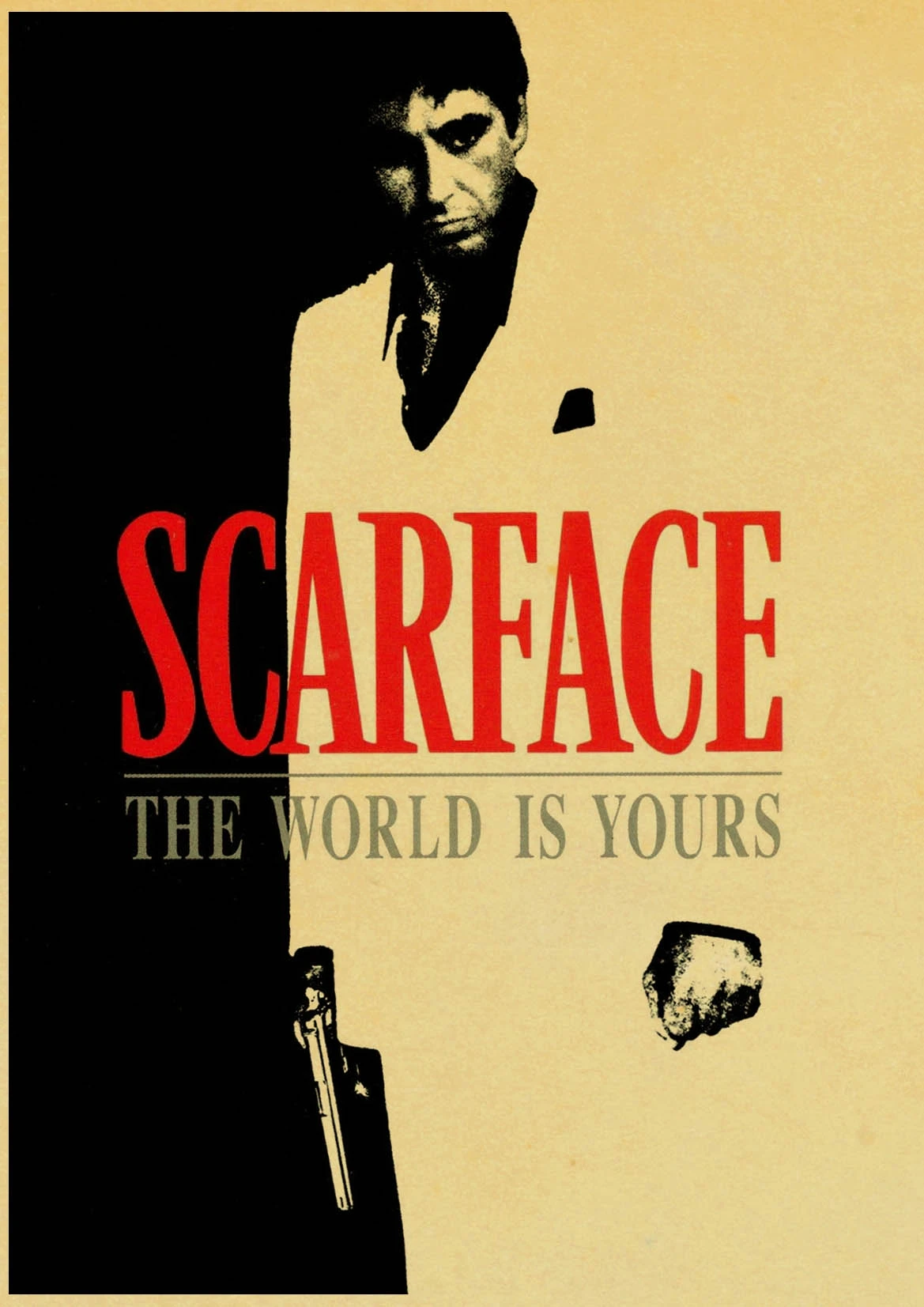 

Scarface Movie Posters Good Quality Painting Vintage Poster Kraft Paper For Home Bar Wall Decor/Stickers Painting
