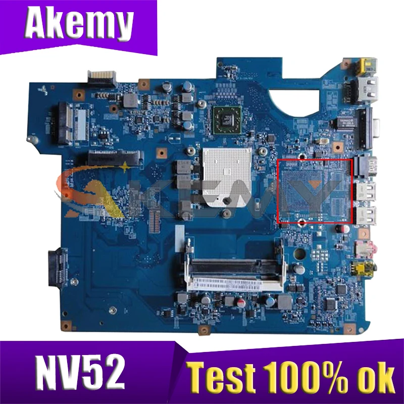 AKEMY Laptop Motherboard for Gateway NV52 MBWDJ01001 48.4BX04.01M DDR2 Mainboard Free Shipping
AKEMY Laptop Motherboard for Gateway NV52 MBWDJ01001 48.4BX04.01M DDR2 Mainboard Free Shipping
