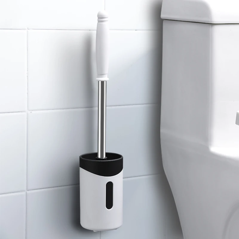 Nordic Hanging Toilet Brush Holder Black Simple Modern Eco Friendly Toilet Brush Wall Mounted Wc Borstel Toilet Tools DA60MTS
Nordic Hanging Toilet Brush Holder Black Simple Modern Eco Friendly Toilet Brush Wall Mounted Wc Borstel Toilet Tools DA60MTS