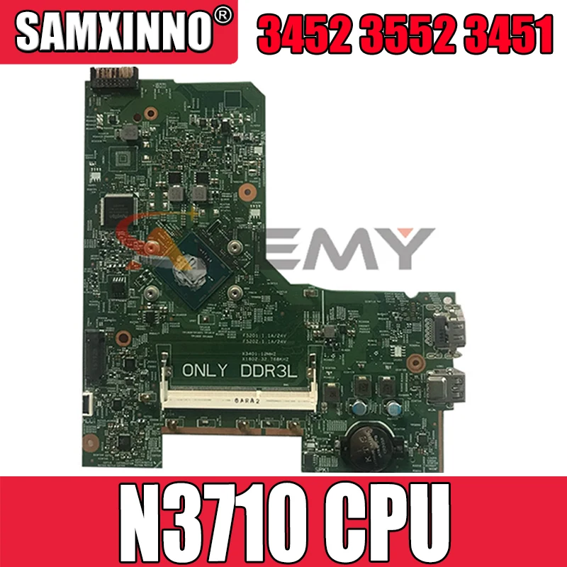 

Akemy For DELL Inspiron 3452 3552 3451 Laptop Motherboard CN-0V0D1T 0V0D1T V0D1T Pentium N3710 CPU 14279-1