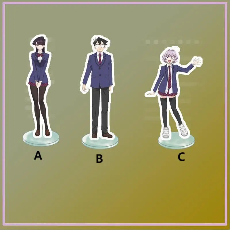 Anime Stand Comi san ha Comyusho desu Komi Shouko Tadano Hitohito Acrylic Figure Display desktop decoration 15cm
Anime Stand Comi san ha Comyusho desu Komi Shouko Tadano Hitohito Acrylic Figure Display desktop decoration 15cm