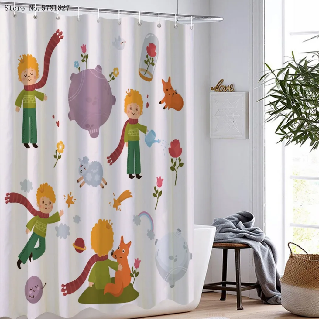 The Little Prince Shower Curtains 3D Print Little Boy Waterproof Polyester Home Custom Shower Curtain Cartoon Bathroom Curtain
The Little Prince Shower Curtains 3D Print Little Boy Waterproof Polyester Home Custom Shower Curtain Cartoon Bathroom Curtain