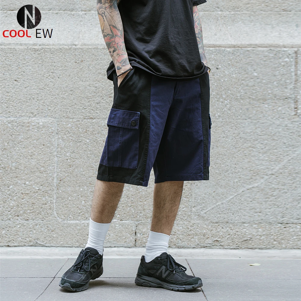 Contrast Paneled Multi-Pocket Cargo Shorts Mens Safari Style Summer Half Pants Casual Loose Knee-length Shorts Men
Contrast Paneled Multi-Pocket Cargo Shorts Mens Safari Style Summer Half Pants Casual Loose Knee-length Shorts Men