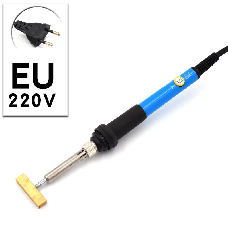 110/220V 60W T-Type Solder Soldering Iron Welding Tool Iron Tip Blade Glue Remove LCD Screen Separator Repair
110/220V 60W T-Type Solder Soldering Iron Welding Tool Iron Tip Blade Glue Remove LCD Screen Separator Repair