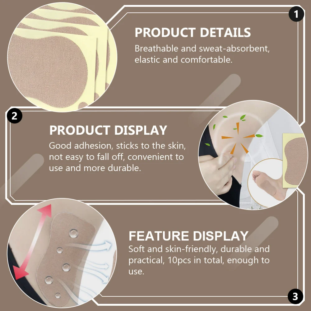 1 Set 10pcs Male and Female Armpit Anti-perspirant Stickers Underarm Sweat Pads
1 Set 10pcs Male and Female Armpit Anti-perspirant Stickers Underarm Sweat Pads