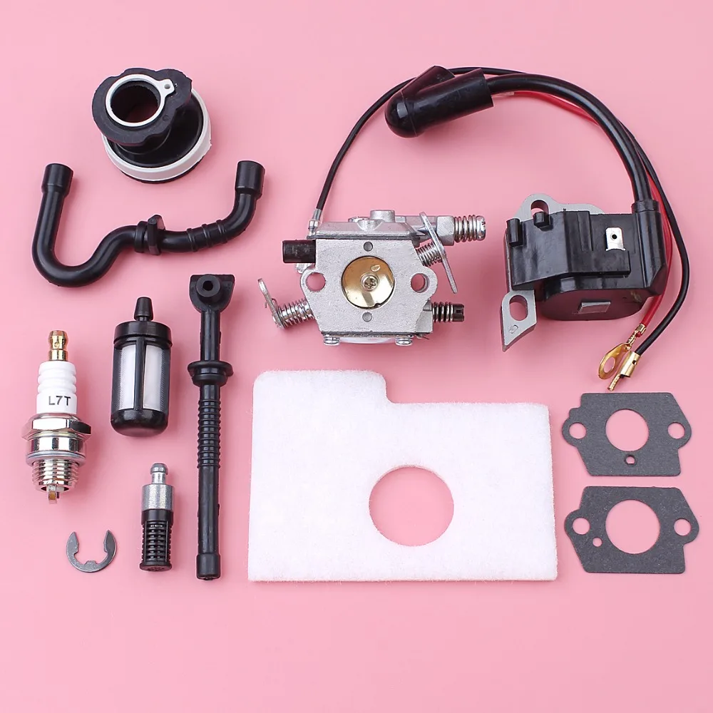 Carburetor Ignition Coil For Stihl MS180 MS170 018 017 Walbro Carb Oil Fuel Hose Air Filter Intake Manifold Chainsaw Spare Part
Carburetor Ignition Coil For Stihl MS180 MS170 018 017 Walbro Carb Oil Fuel Hose Air Filter Intake Manifold Chainsaw Spare Part