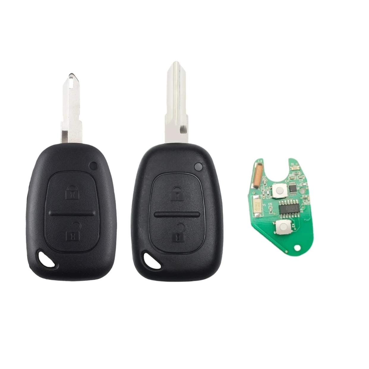 Умный бесключевой доступ Fob 2 кнопки для ФОБ 433 МГц с чипом PCF7946 206 blade 
Умный бесключевой доступ Fob 2 кнопки для ФОБ 433 МГц с чипом PCF7946 206 blade