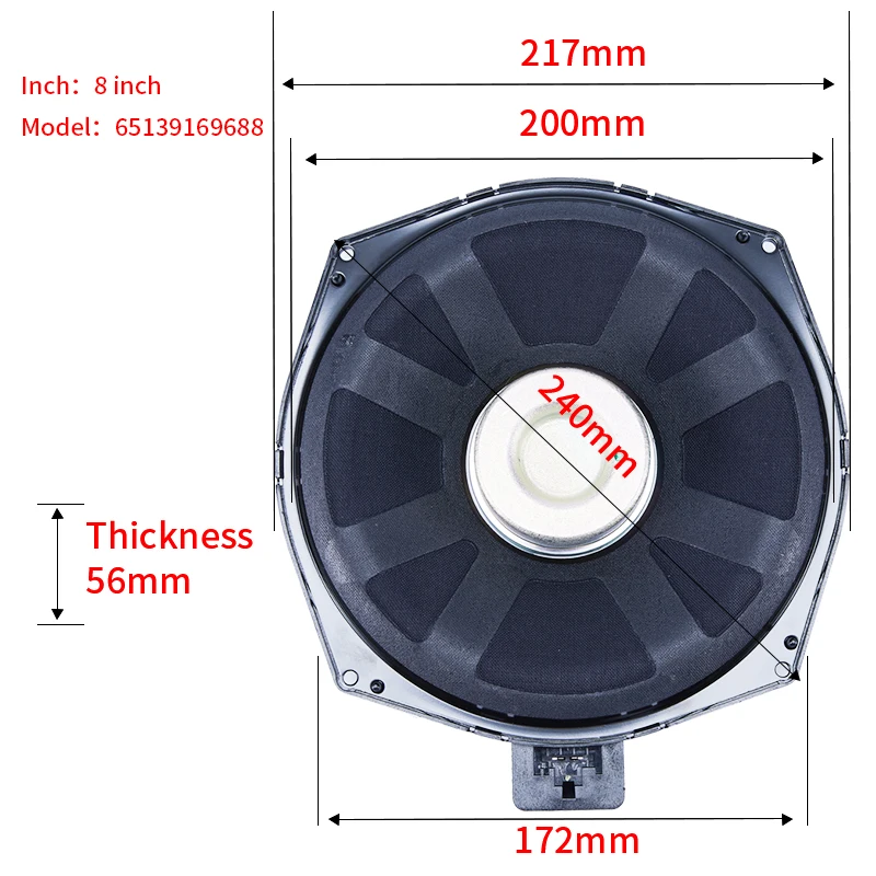 Car 8 Inch Bass Speaker For BMW F10 F11 F30 G30 F34 G01 X5X6X3X4X1X2Series High Quality Subwoofer Loudspeaker harman/kardon Horn
Car 8 Inch Bass Speaker For BMW F10 F11 F30 G30 F34 G01 X5X6X3X4X1X2Series High Quality Subwoofer Loudspeaker harman/kardon Horn