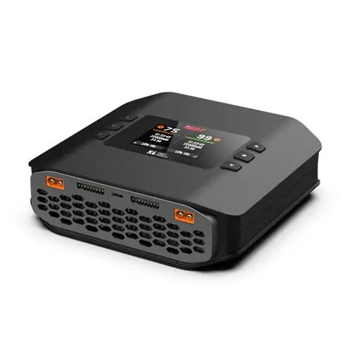 ISDT K4 AC 400W DC 600Wx2 Dual Mode Dual Channel Smart Charger For Lithium Battery
ISDT K4 AC 400W DC 600Wx2 Dual Mode Dual Channel Smart Charger For Lithium Battery