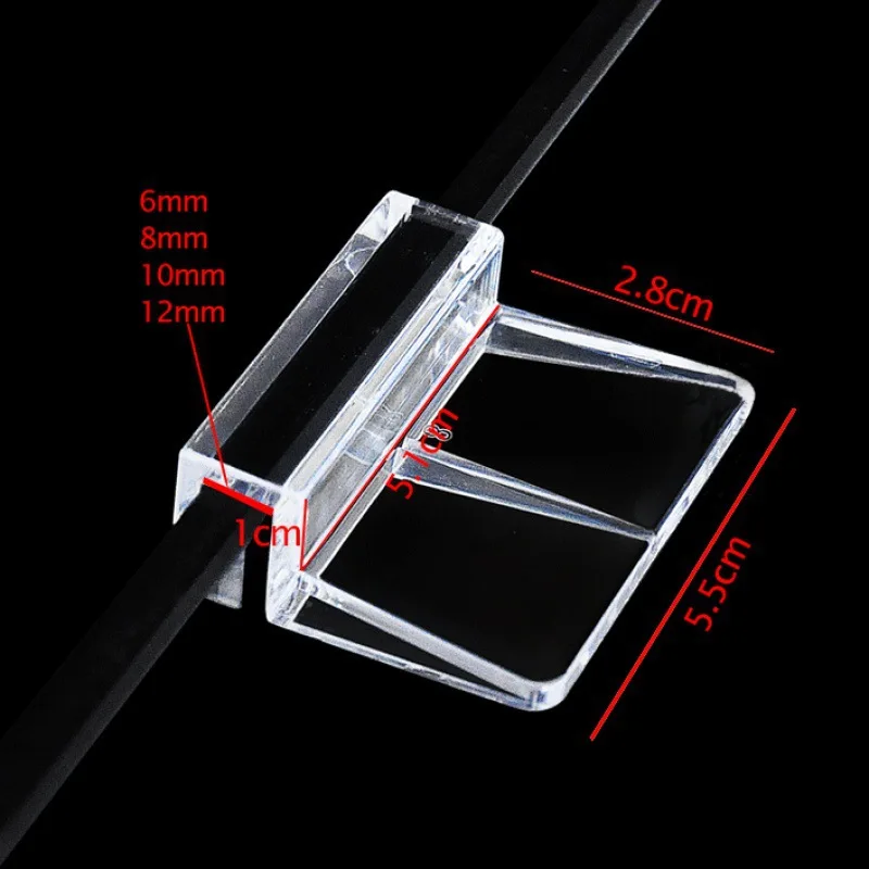 4pcs Aquarium Tank Glass Cover Acrylic Clip Stainless Steel Strong Support Holder 6mm 8mm 10mm 12mm Glass
4pcs Aquarium Tank Glass Cover Acrylic Clip Stainless Steel Strong Support Holder 6mm 8mm 10mm 12mm Glass