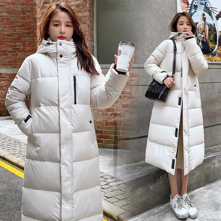 Women's mid-length cotton-padded jacket for 2021 winter new style down cotton Korean style over-the-knee loose padded jacket
Women's mid-length cotton-padded jacket for 2021 winter new style down cotton Korean style over-the-knee loose padded jacket