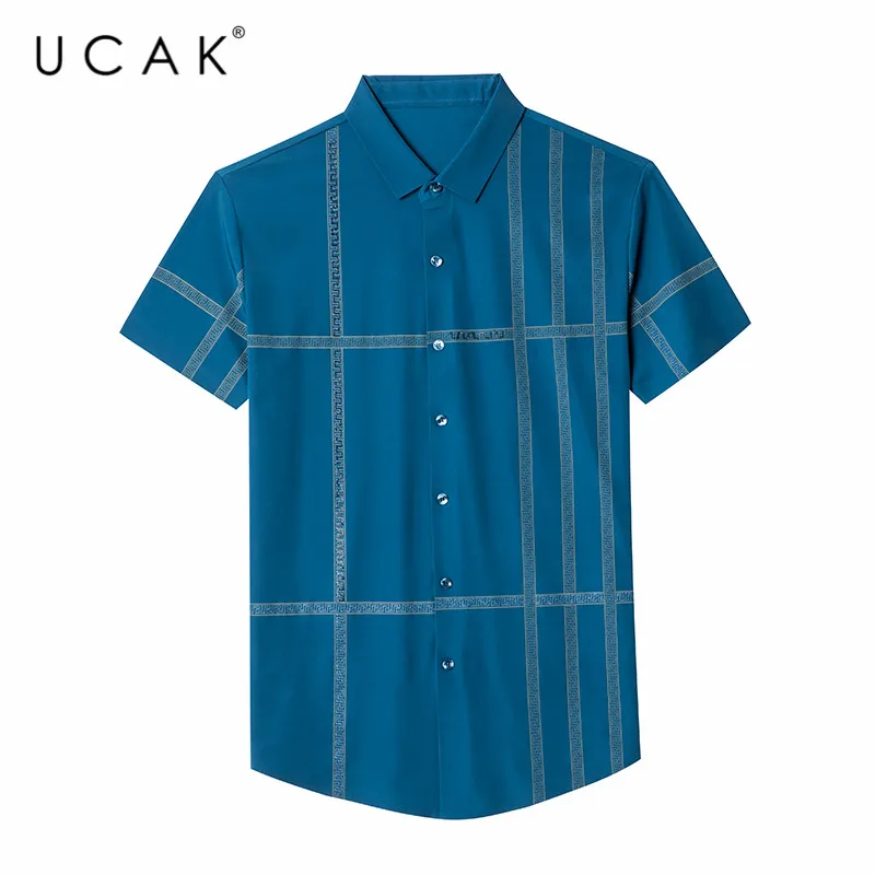 UCAK Brand Summer Comfortable Striped Shirts Men Clothing New Fashion Style Streetwear Casual Soft Shirt Clothes Homme U6227
UCAK Brand Summer Comfortable Striped Shirts Men Clothing New Fashion Style Streetwear Casual Soft Shirt Clothes Homme U6227