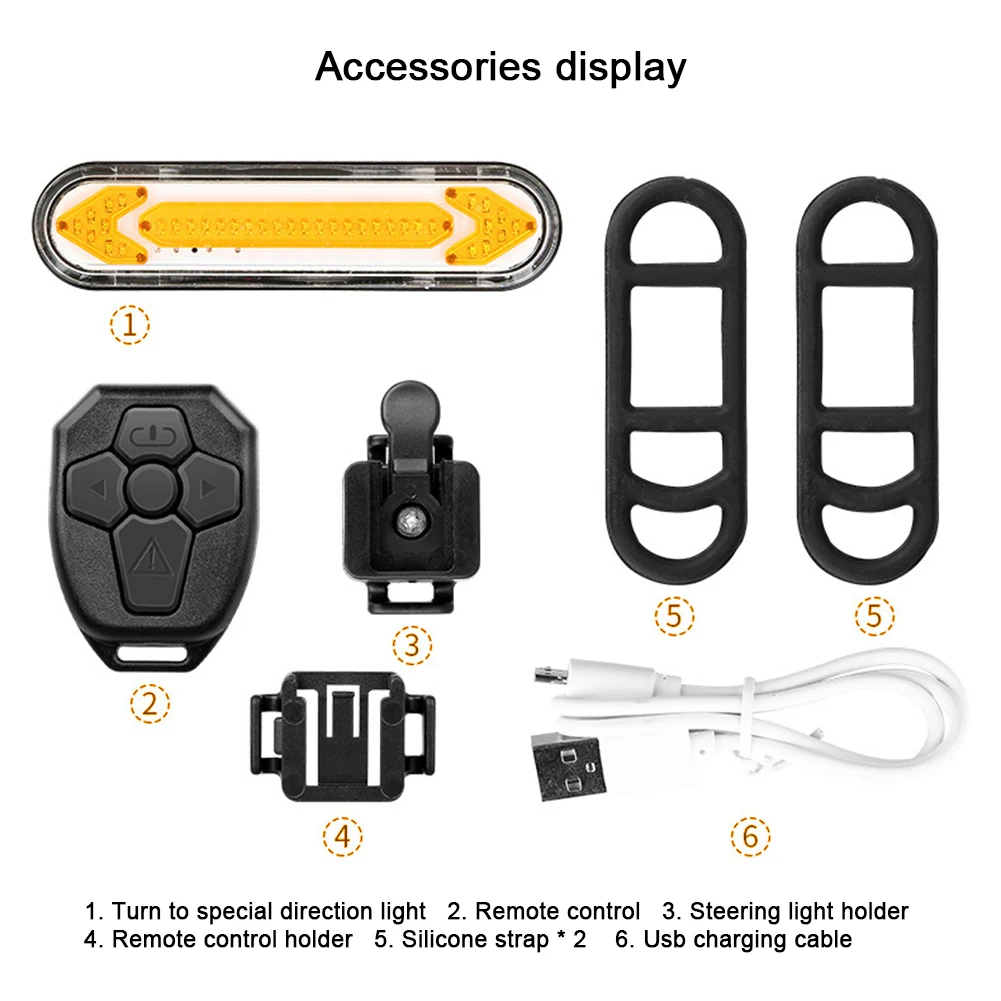 Bike Tail Lamp Turn Signal Cycling USB Rechargeable Wireless Warning Light LED Bike Light Flash Tail Rear Bicycle Seatpost Light
Bike Tail Lamp Turn Signal Cycling USB Rechargeable Wireless Warning Light LED Bike Light Flash Tail Rear Bicycle Seatpost Light