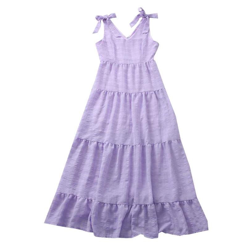 2021 Spring and Summer New Fashion All-match Bandage Bow Sling Mid-length Cake Dress Holiday Female
2021 Spring and Summer New Fashion All-match Bandage Bow Sling Mid-length Cake Dress Holiday Female