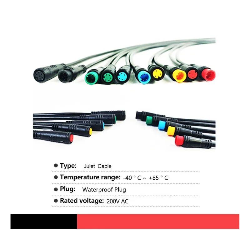 Ebike Display Optional Cable Female Male Cables Julet Basic Connector 2 3 4 5 6 Pin Cable Electric Bicycle Accessories
Ebike Display Optional Cable Female Male Cables Julet Basic Connector 2 3 4 5 6 Pin Cable Electric Bicycle Accessories