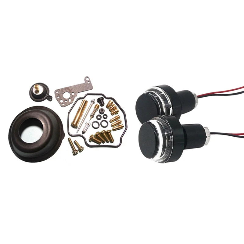 2 Pcs 12V Led Motorcycle Turn Signal Light & 1 Pcs Motorcycle Carburetor Repair Kit
2 Pcs 12V Led Motorcycle Turn Signal Light & 1 Pcs Motorcycle Carburetor Repair Kit