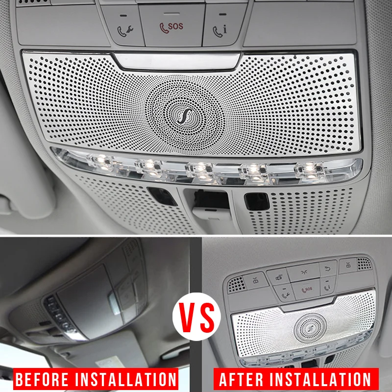 For Mercedes Benz C Class W205 GLC Car Reading Light Cover trim decoration strips Interior roof Lamp Frames auto accessories 
For Mercedes Benz C Class W205 GLC Car Reading Light Cover trim decoration strips Interior roof Lamp Frames auto accessories