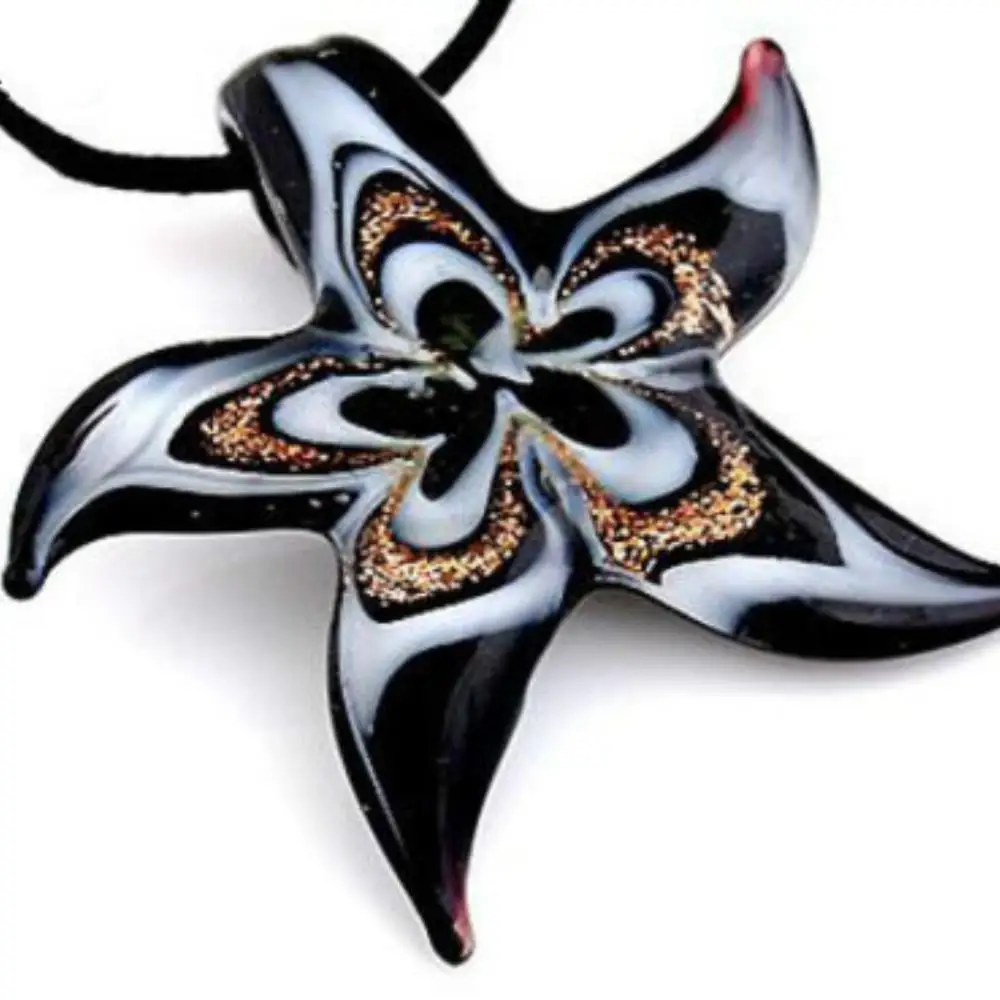 OPPOHERE Lovely Starfish Colorful Inner Flower Glass Pendant Necklace Black Long Rope Chain Choker Women Jewelry Hot Gift New
OPPOHERE Lovely Starfish Colorful Inner Flower Glass Pendant Necklace Black Long Rope Chain Choker Women Jewelry Hot Gift New