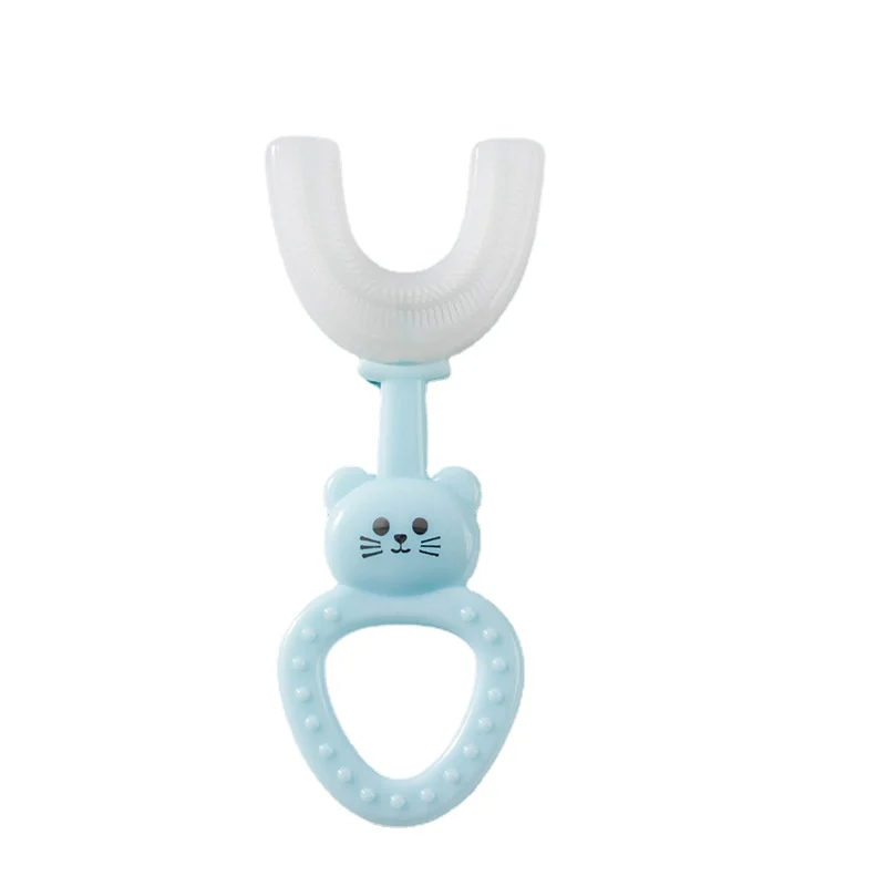 COZINESS Children U-Shaped Toothbrush Food Grade Silicone Soft Bristles Toothbrushes Infant Oral Care Training Cartoon Shape
COZINESS Children U-Shaped Toothbrush Food Grade Silicone Soft Bristles Toothbrushes Infant Oral Care Training Cartoon Shape