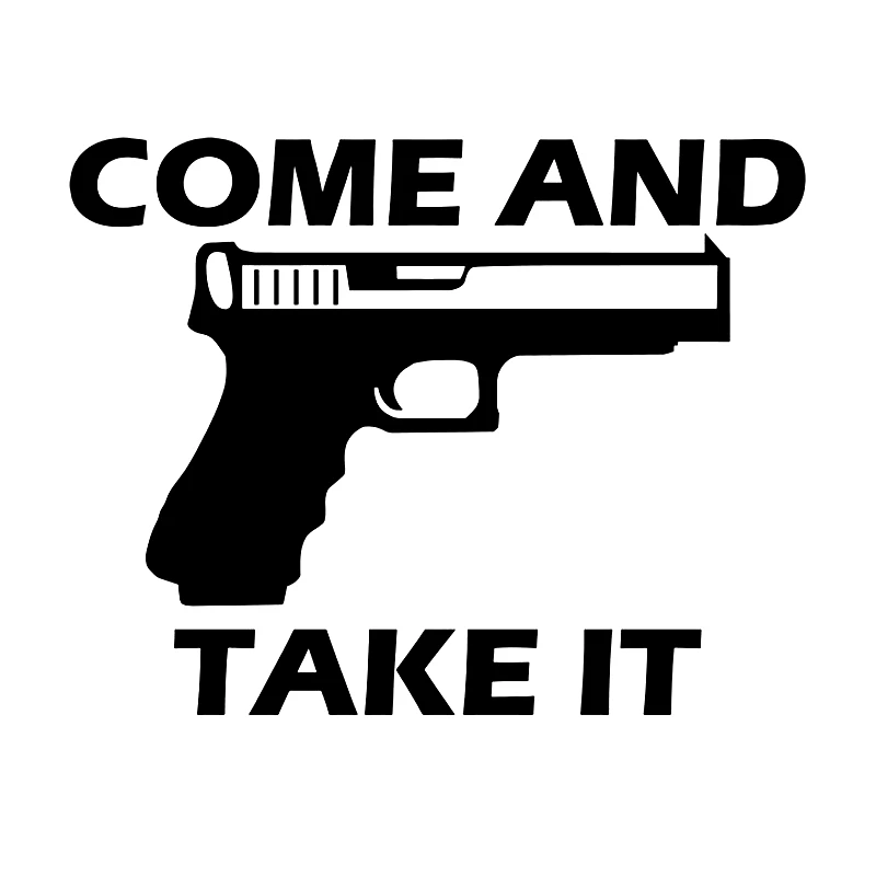 40178# 19x15 cm Die-Cut Vinyl Decal Come Take It Car Sticker Waterproof Auto Decors on Car Body Bumper Rear Window
40178# 19x15 cm Die-Cut Vinyl Decal Come Take It Car Sticker Waterproof Auto Decors on Car Body Bumper Rear Window