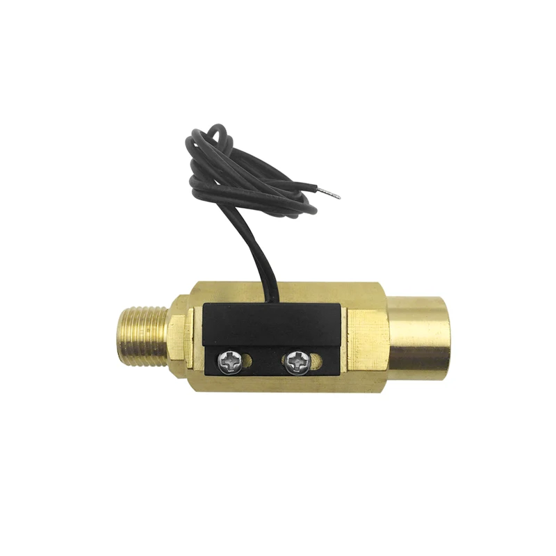 

USM-FS41TC Flow Sensor Switch Reed Switch Brass Magnetic Sensor Switch 1.5-12L/min 250V DC 70W 2 wire iSentrol Zhongjiang Open