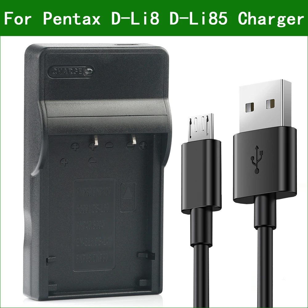 

D-Li8 D-Li85 Battery Charger For Pentax Optio A10 A20 A30 A40 E65 L20 S S4 S5i WPi SVi S5z S6 S7 SV T10 T20 W10 W20 WP X S5n S4i