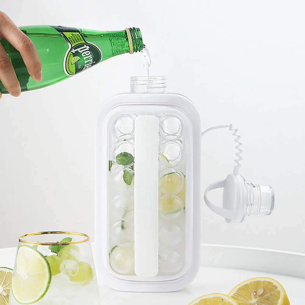 Ice Ball Maker 2 In1 Portable Cube Maker Kettle Quick Freezer Ice Ball Mold Bottle Leakproof DIY Iattice Kettle Kitchen Tool
Ice Ball Maker 2 In1 Portable Cube Maker Kettle Quick Freezer Ice Ball Mold Bottle Leakproof DIY Iattice Kettle Kitchen Tool