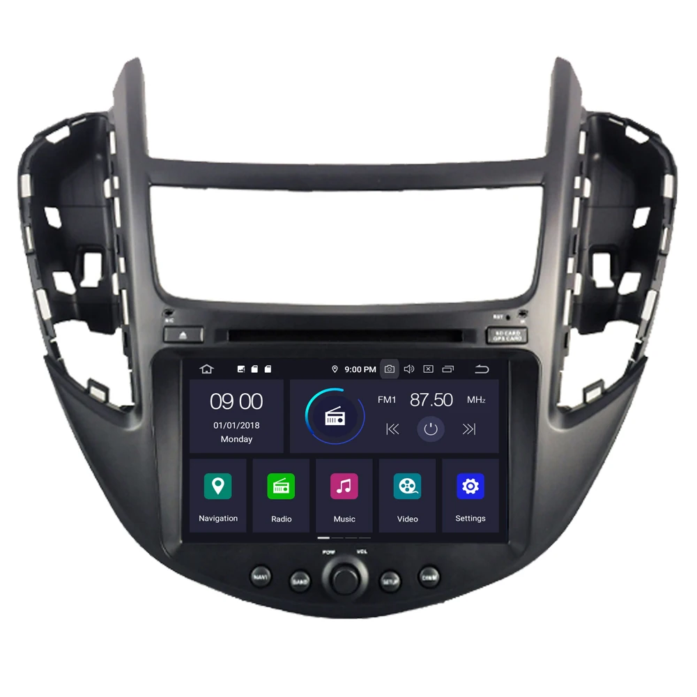 RoverOne Автомобильная Мультимедийная система для Chevrolet Trax 2013 2014 2015 Android 10 DVD GPS Стерео