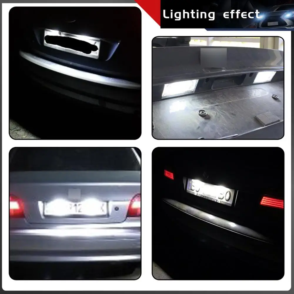 2 Pcs Car Trunk Canbus LED Number License Plate Lights Lamp Assembly for BMW Mini Cooper R50 R52 R53 DXY88 Auto Replacement New
2 Pcs Car Trunk Canbus LED Number License Plate Lights Lamp Assembly for BMW Mini Cooper R50 R52 R53 DXY88 Auto Replacement New