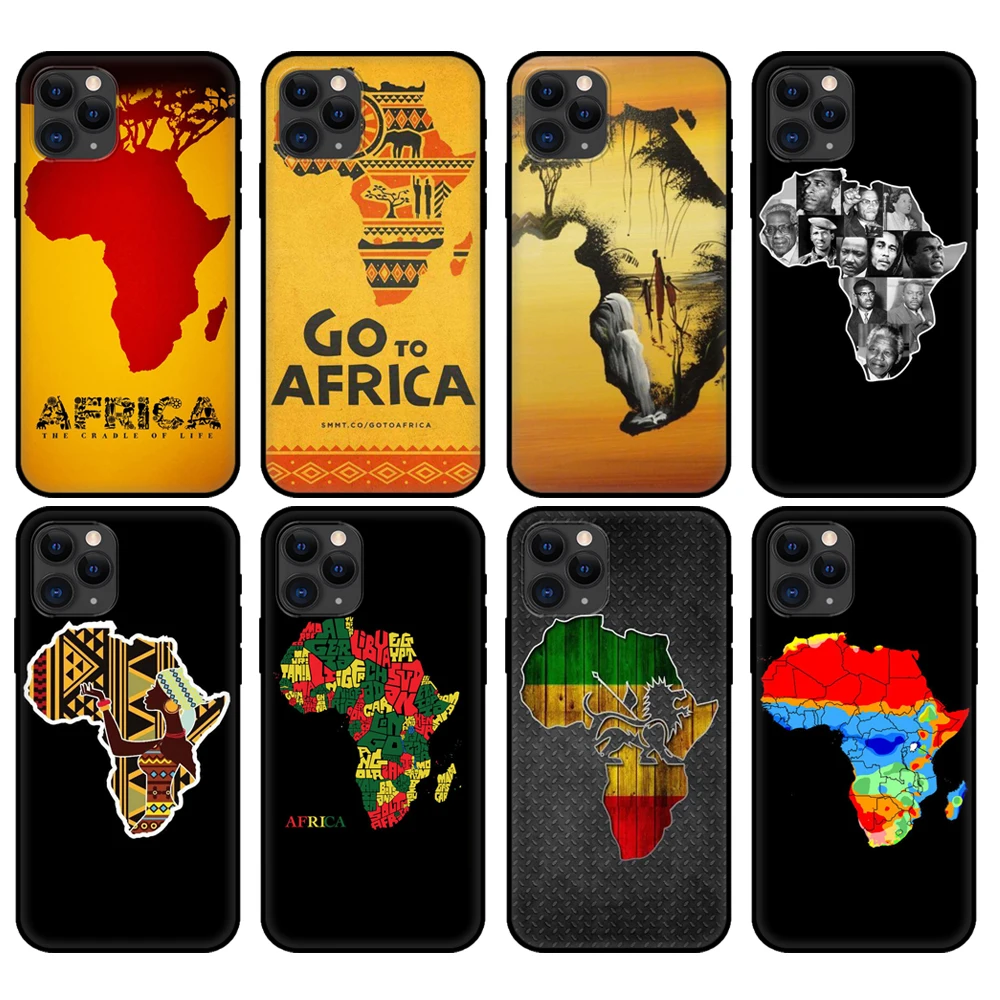 Black tpu case for iphone 5 5s se 6 6s 7 8 plus x 10 cover for iphone XR XS 11 pro MAX case Africa Map Geography
Black tpu case for iphone 5 5s se 6 6s 7 8 plus x 10 cover for iphone XR XS 11 pro MAX case Africa Map Geography