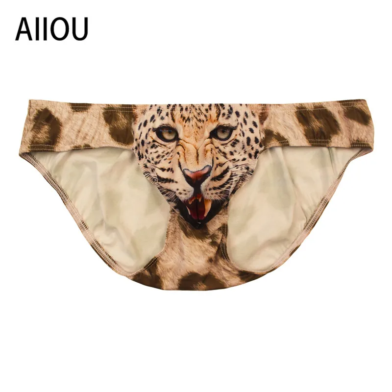 AIIOU Men Print Undewear Briefs Animal Leopard Comfortable Underpants Sexy Low Waist Breathable Leisure Panties mens Underwear 
AIIOU Men Print Undewear Briefs Animal Leopard Comfortable Underpants Sexy Low Waist Breathable Leisure Panties mens Underwear