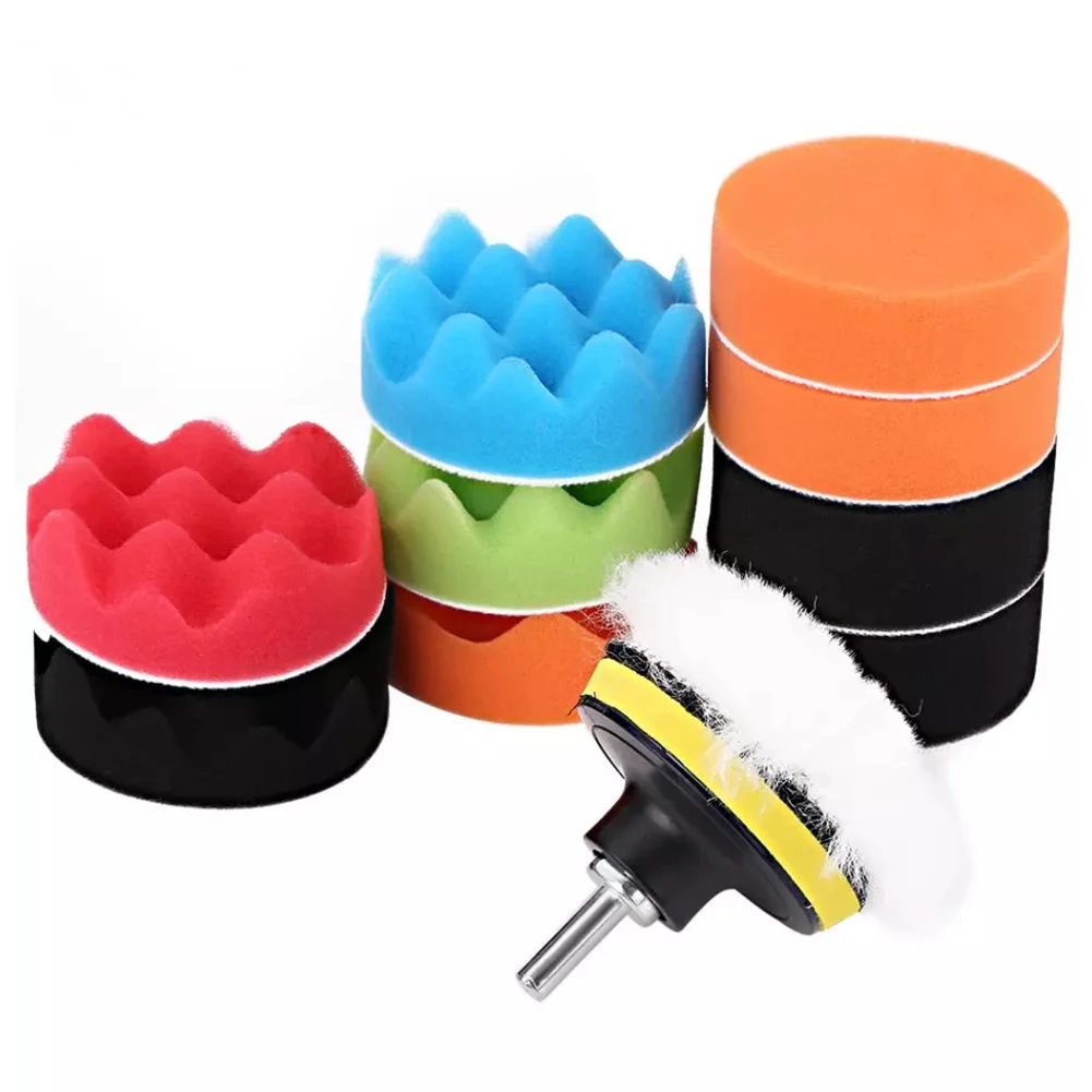 3 Inch Car Polishing Disc 7/12Pcs Self-Adhesive Buffing Waxing Sponge Wool Wheel Polishing Pad For Car Polisher Drill Adapter
3 Inch Car Polishing Disc 7/12Pcs Self-Adhesive Buffing Waxing Sponge Wool Wheel Polishing Pad For Car Polisher Drill Adapter