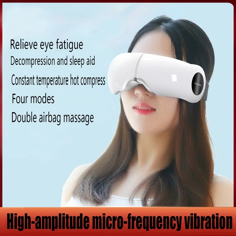 Eye Massager 4D Smart Airbag Vibration Eye Care Instrument Hot Compress Eye Massage Eye Wrinkle Anti-Fatigue
Eye Massager 4D Smart Airbag Vibration Eye Care Instrument Hot Compress Eye Massage Eye Wrinkle Anti-Fatigue