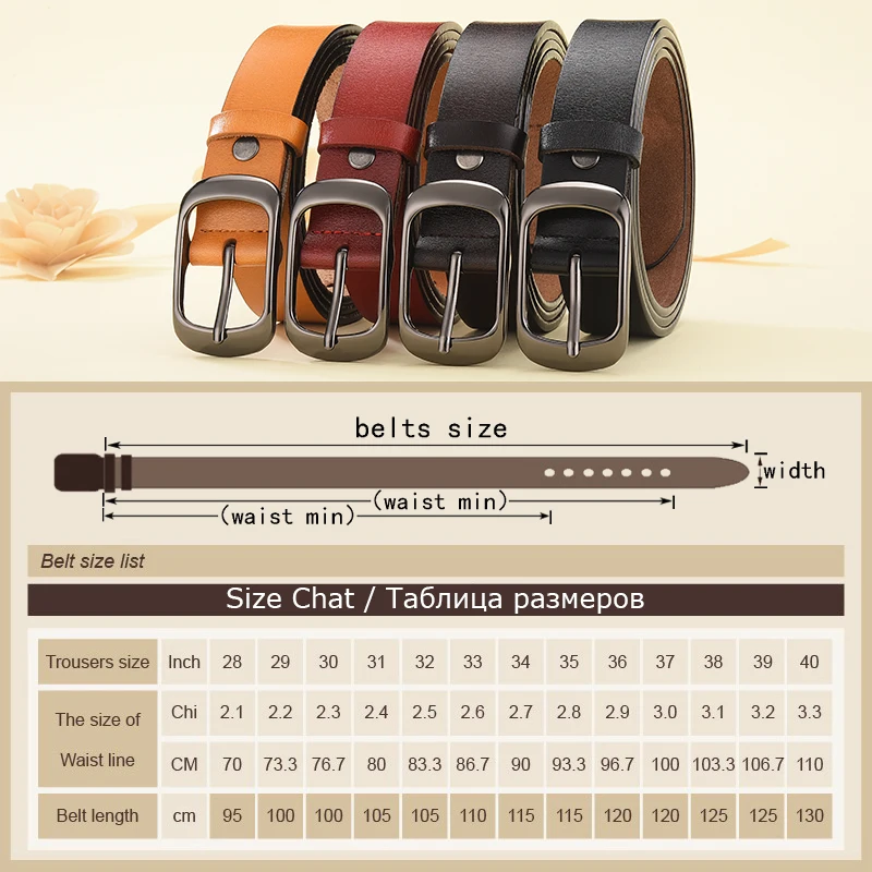DINISITON New Women Genuine Leather Belt For Female Strap Casual All-match Ladies Adjustable Belts Designer High Quality Brand
DINISITON New Women Genuine Leather Belt For Female Strap Casual All-match Ladies Adjustable Belts Designer High Quality Brand