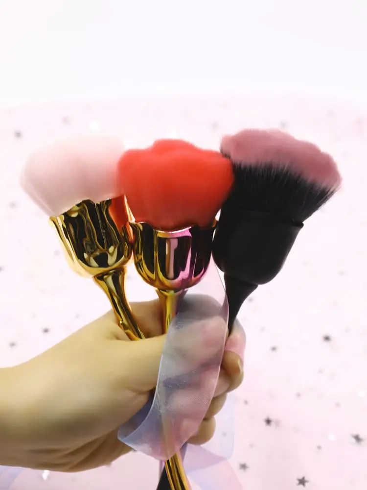 1pcs Rose Shaped Nail Art Brush for Manicure Beauty Brush Blush Powder Brushes Fashion Gel Nail Supplies for Professionals
1pcs Rose Shaped Nail Art Brush for Manicure Beauty Brush Blush Powder Brushes Fashion Gel Nail Supplies for Professionals